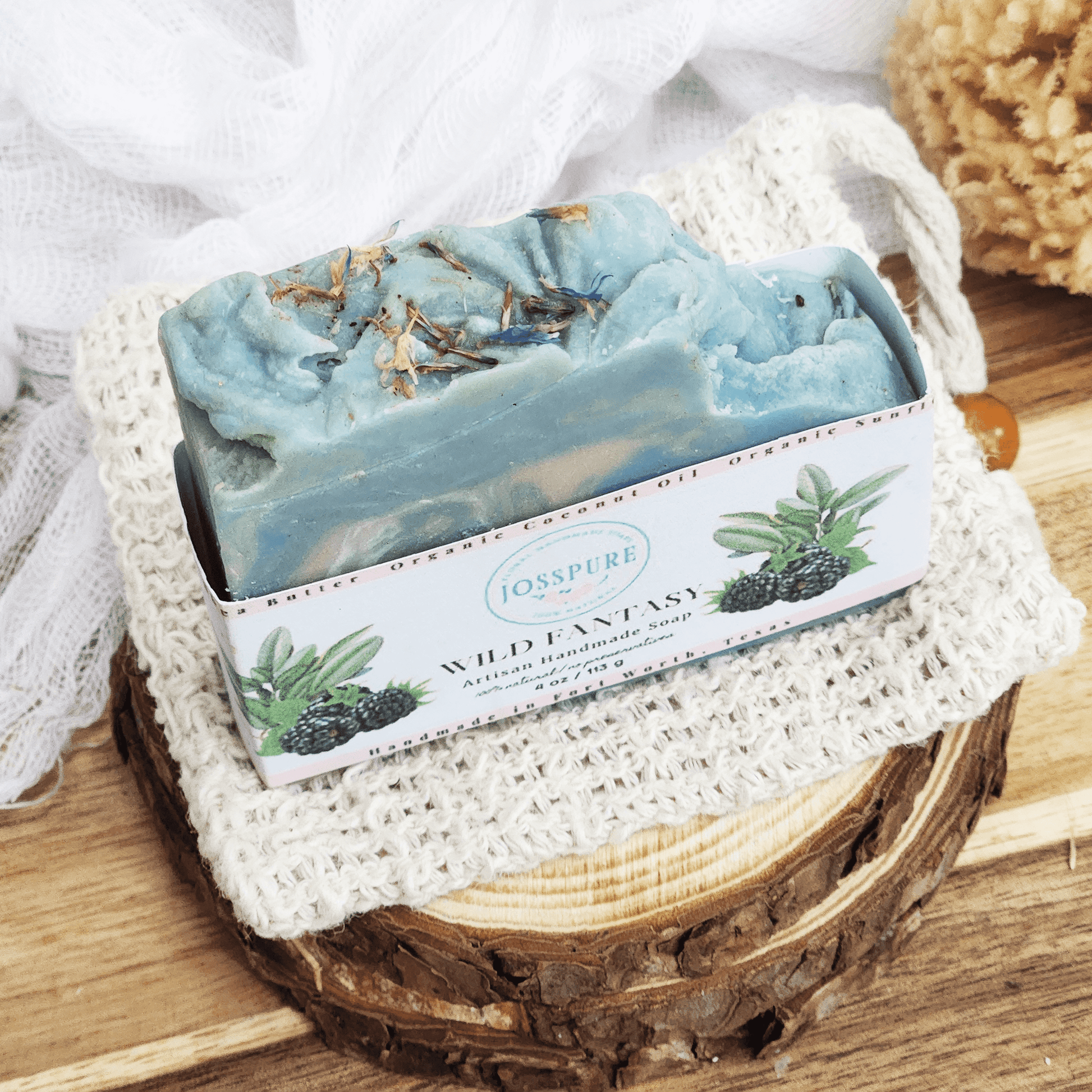 Blackberry Sage Shea Soap | Shea Butter Soap - JOSSPURE | Handmade Soap & Natural Body Care