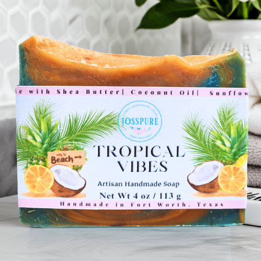 Pineapple Orange Coconut| Summer Shea Butter Soap